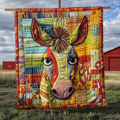 Donkey Snuggles Quilted Blanket GFTOTP7136