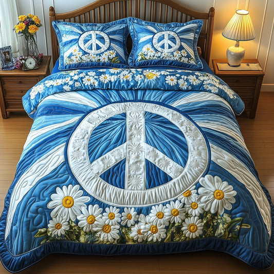 Groovy Dreams 3-Piece Quilted Bedding Set GFTOTP7146