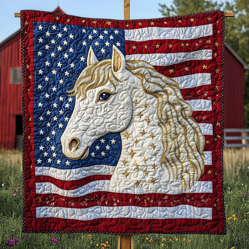 Gallop for Glory Quilted Blanket GFTOTP7157
