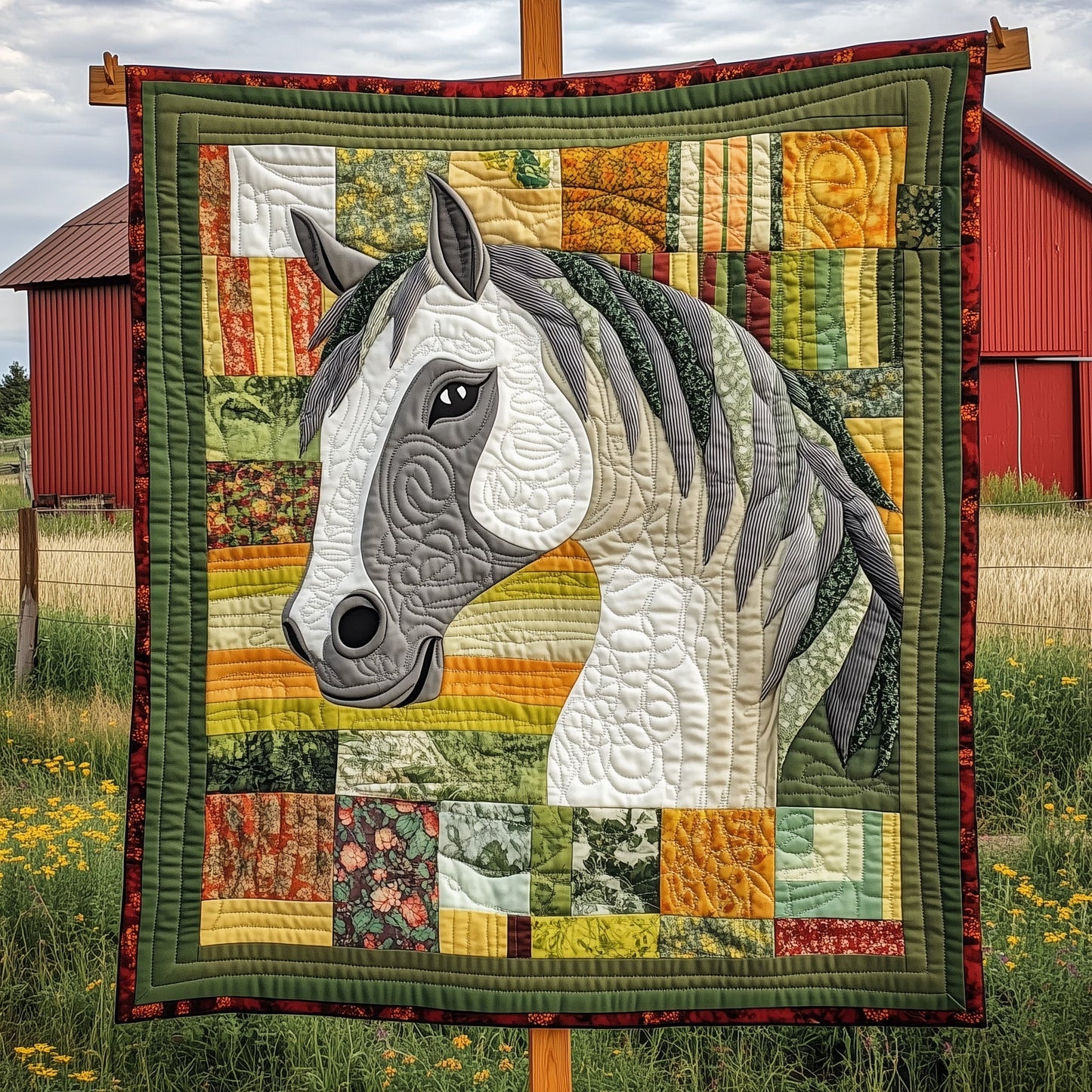 Rustic Rider Quilted Blanket GFTOTP7160