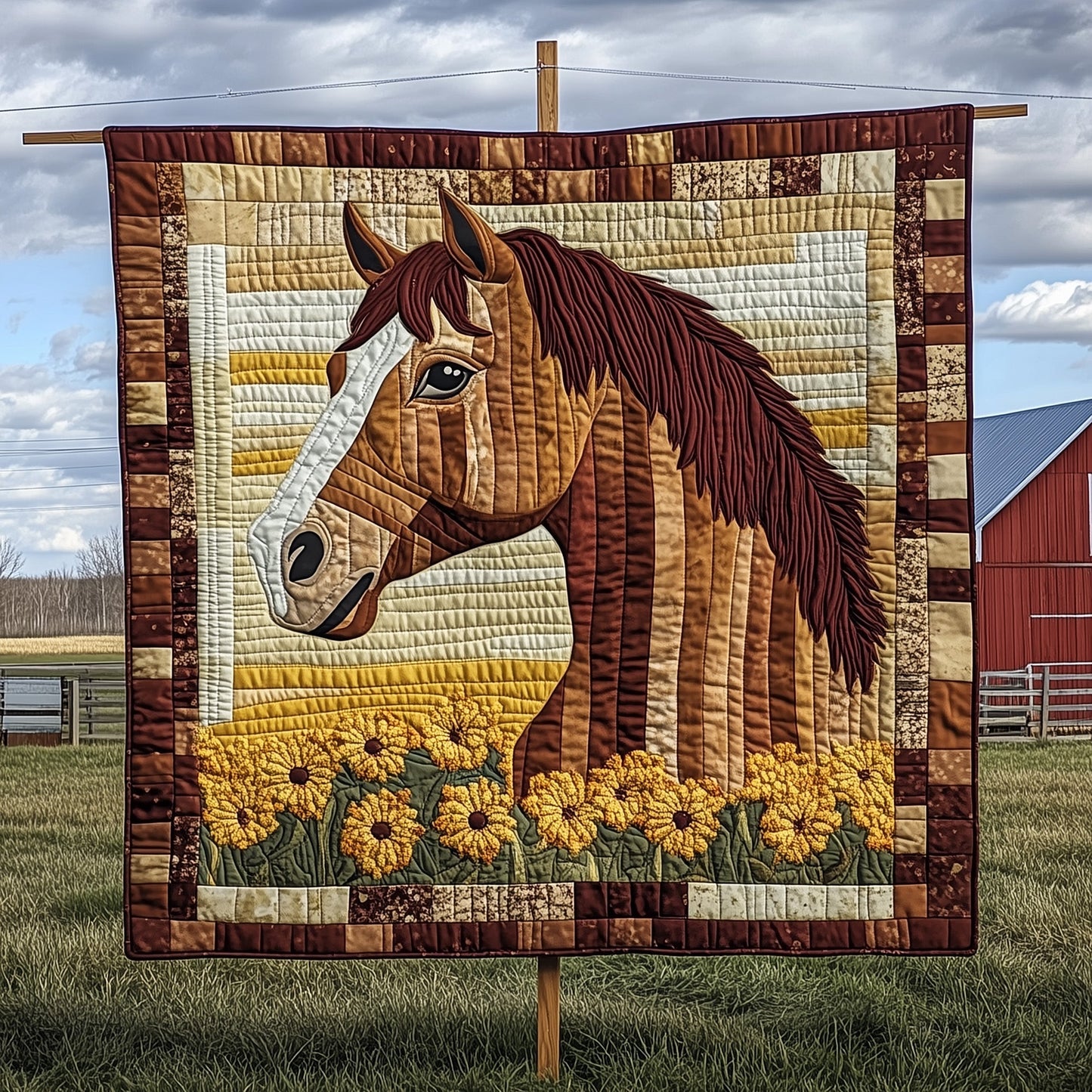 Rustic Rider Quilted Blanket GFTOTP7163