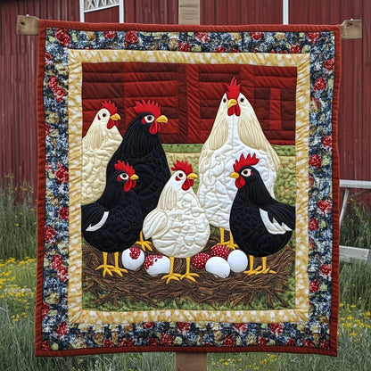 Hen House Quilted Blanket GFTOTP7166