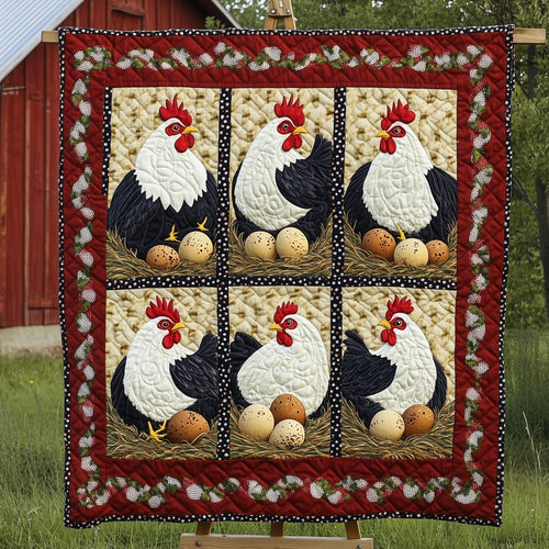 Hen House Quilted Blanket GFTOTP7169