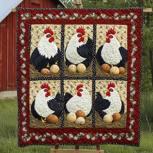 Hen House Quilted Blanket GFTOTP7169