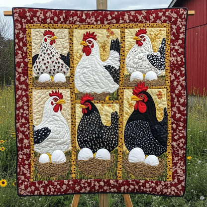 Hen House Quilted Blanket GFTOTP7170