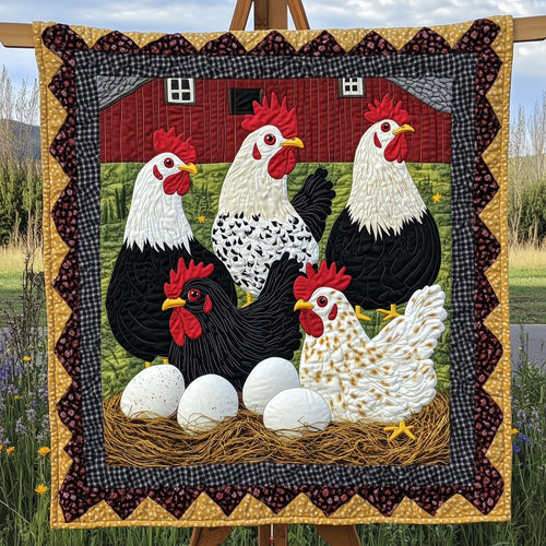 Hen House Quilted Blanket GFTOTP7171