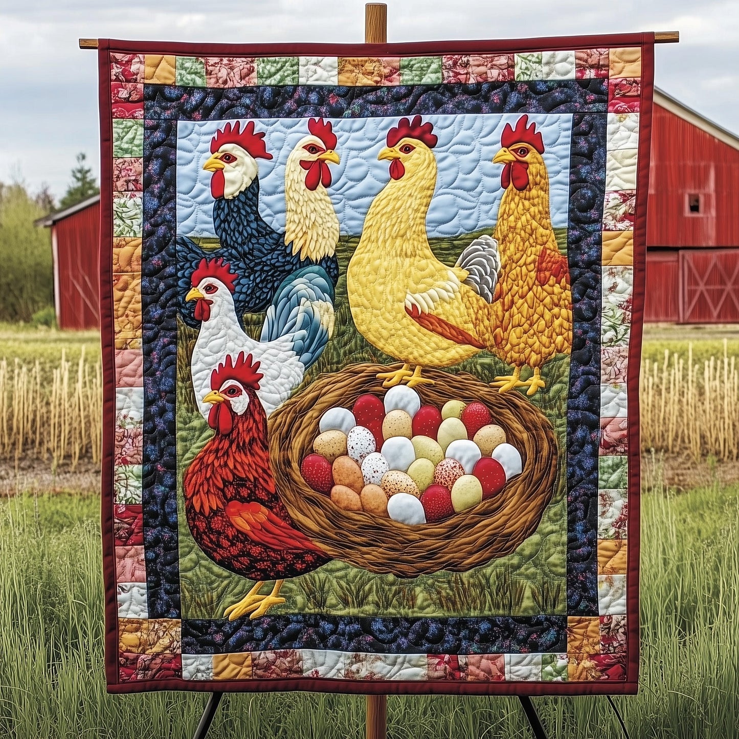Gathered Nest Quilted Blanket GFTOTP7175