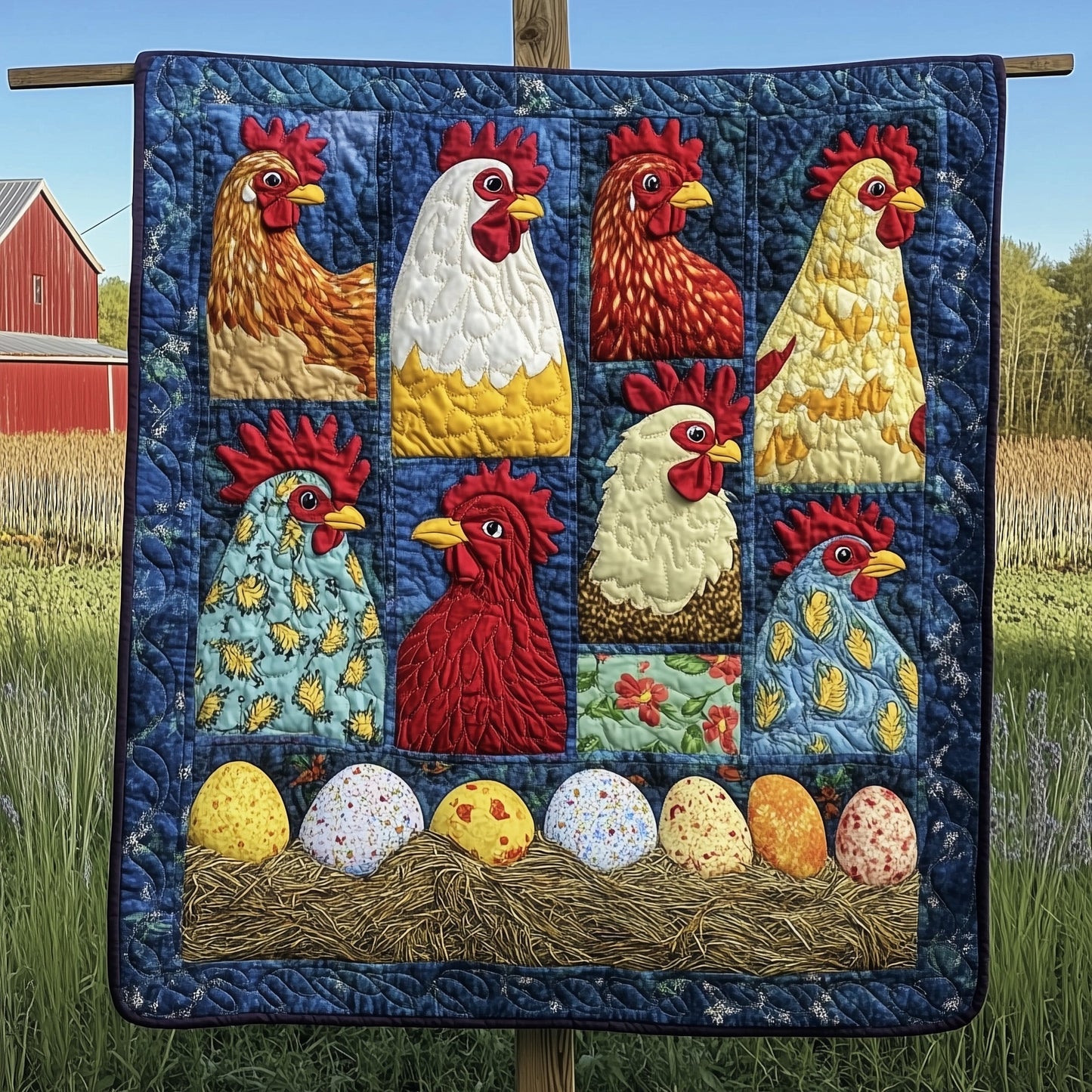 Gathered Nest Quilted Blanket GFTOTP7189