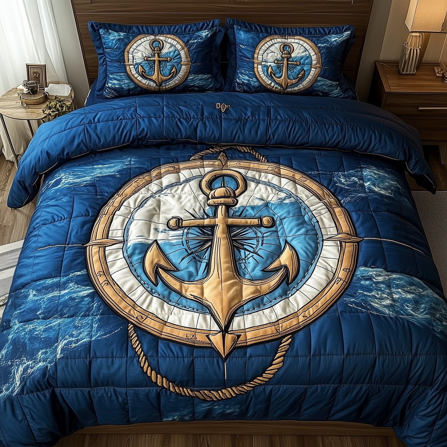 Nautical Anchor Duvet Cover Set GFTOTP7527