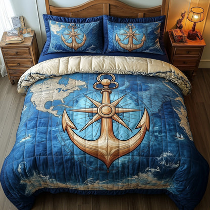 Nautical Anchor Duvet Cover Set GFTOTP7528