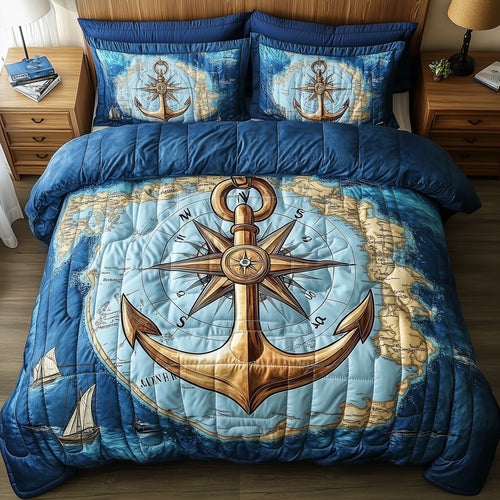 Nautical Anchor Duvet Cover Set GFTOTP7532
