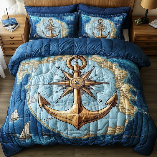 Nautical Anchor Duvet Cover Set GFTOTP7532