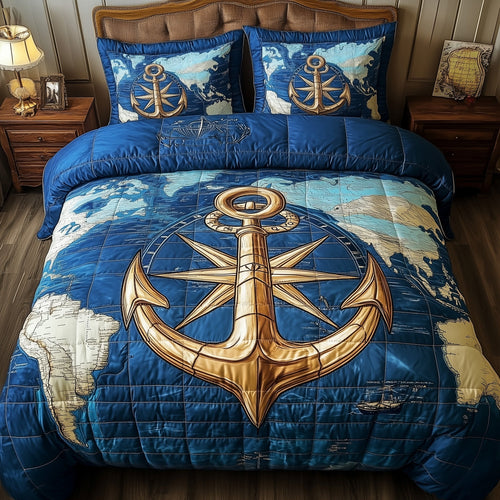 Nautical Anchor Duvet Cover Set GFTOTP7533