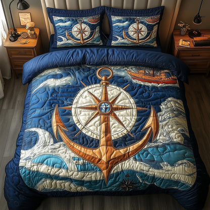 Nautical Anchor Duvet Cover Set GFTOTP7534