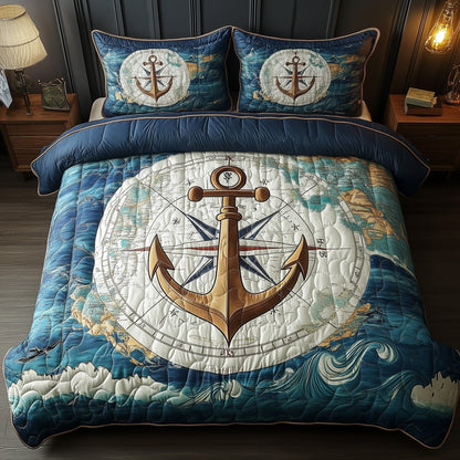 Nautical Anchor Duvet Cover Set GFTOTP7535