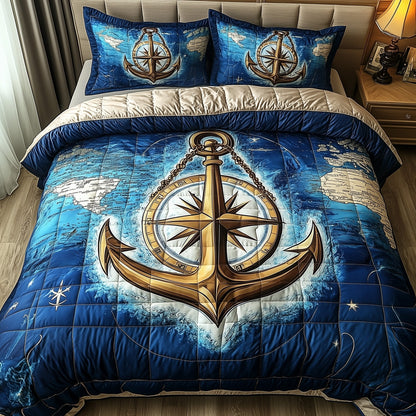 Nautical Anchor Duvet Cover Set GFTOTP7537