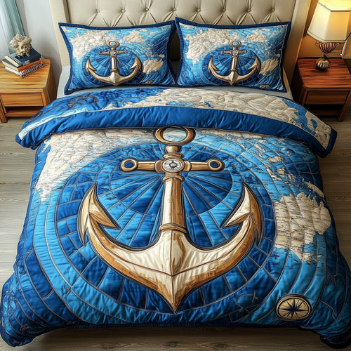 Nautical Anchor Duvet Cover Set GFTOTP7538
