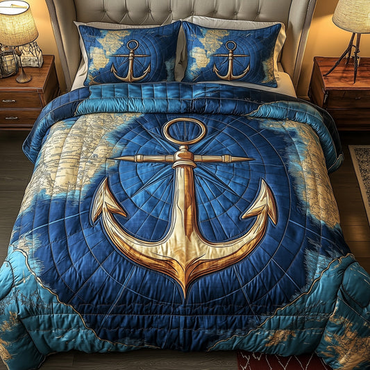 Nautical Anchor Duvet Cover Set GFTOTP7539