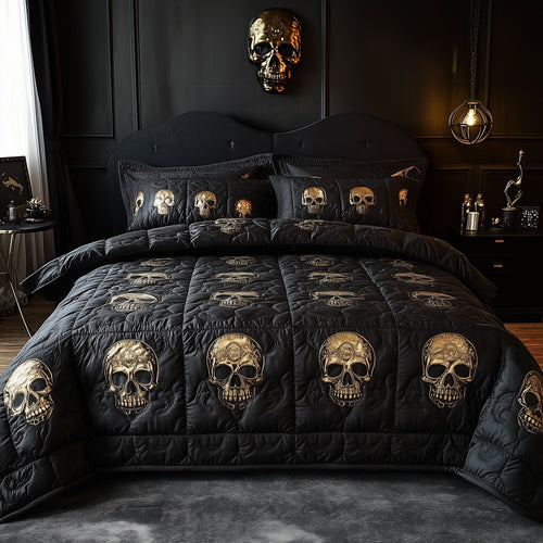Gothic Skull Duvet Cover Set GFTOTP7608