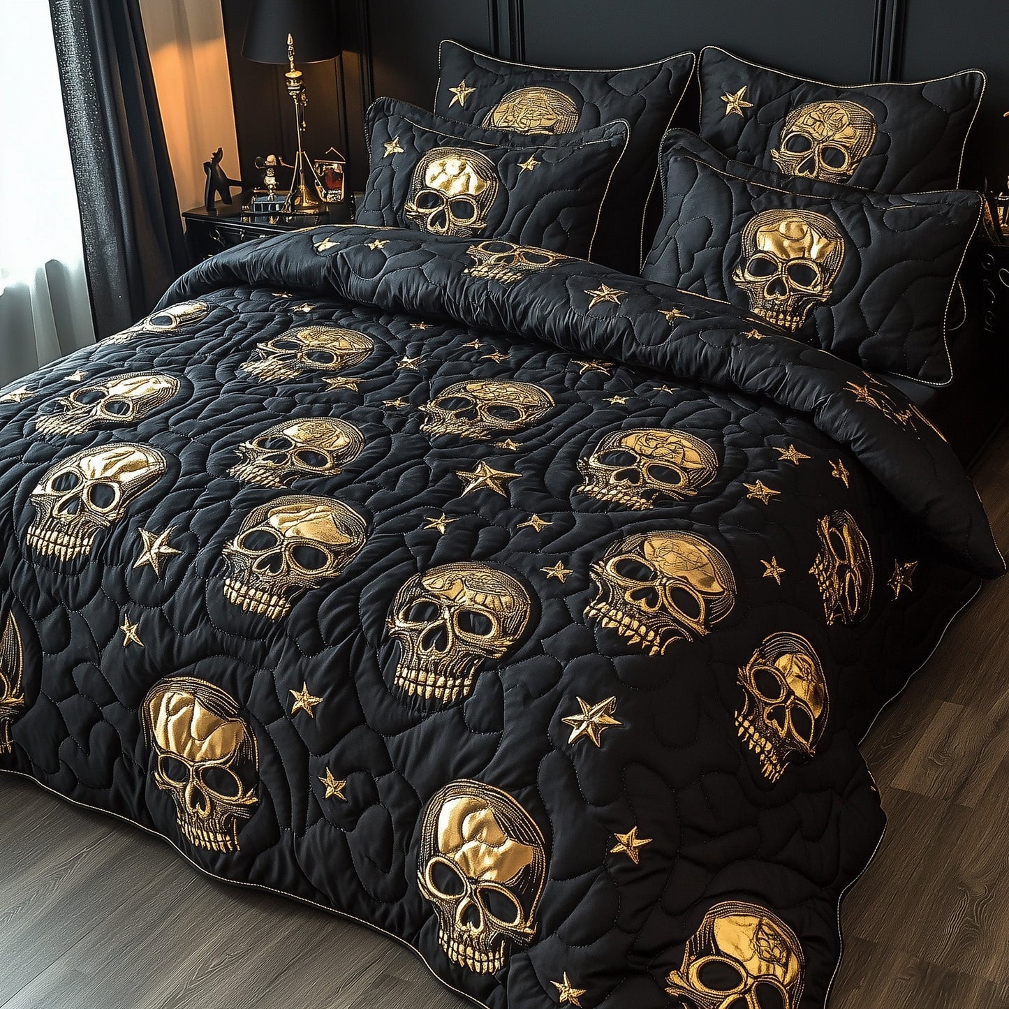 Gothic Skull Duvet Cover Set GFTOTP7609