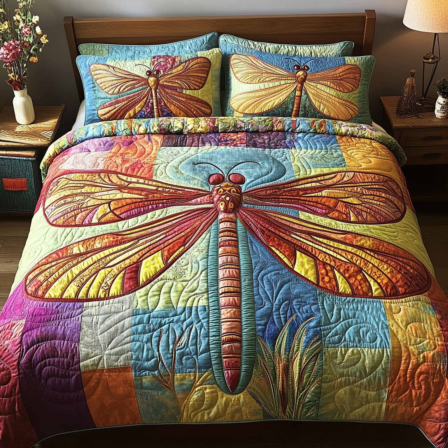 Dancing Wings Duvet Cover Set GFTOTP7649