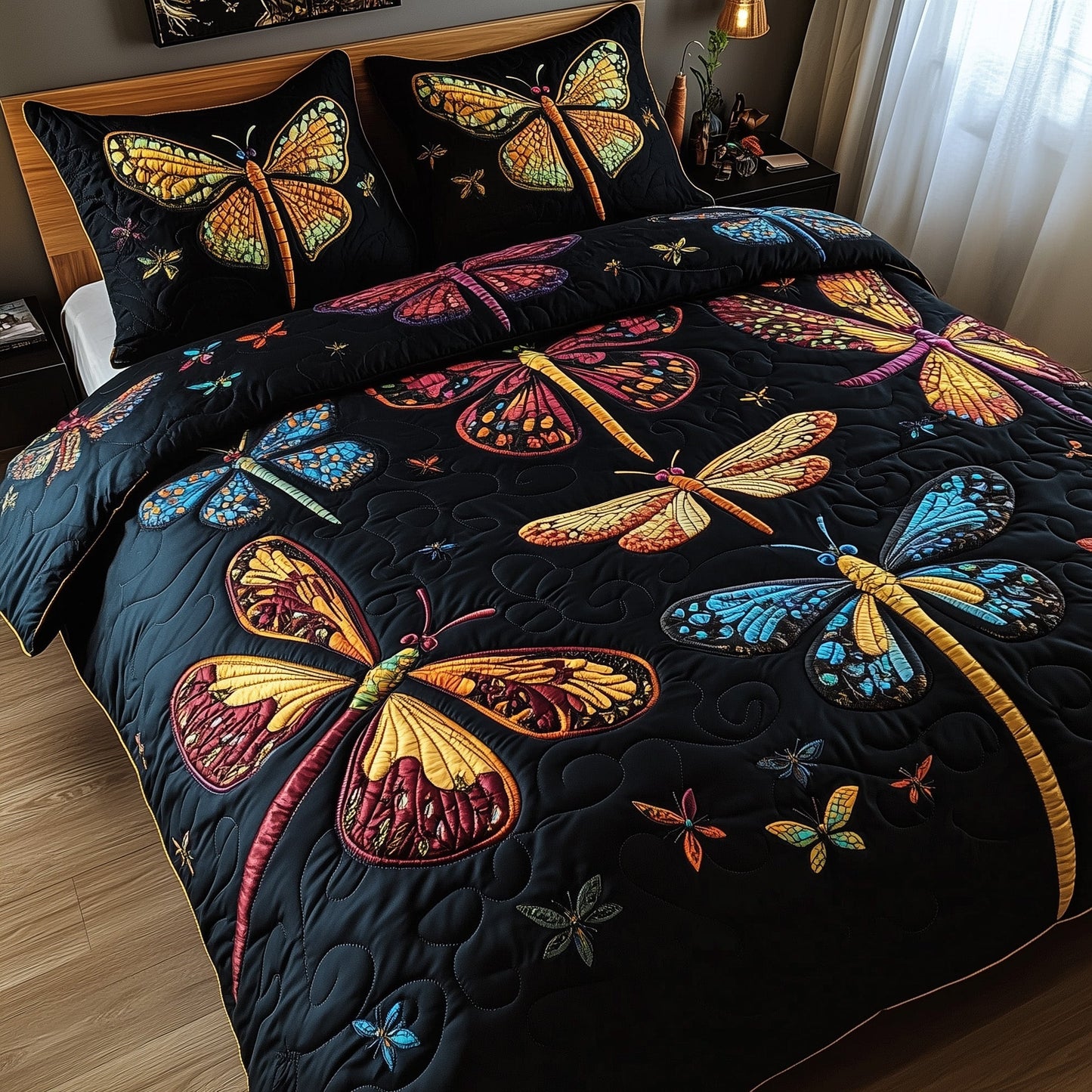 Dancing Wings Duvet Cover Set GFTOTP7654