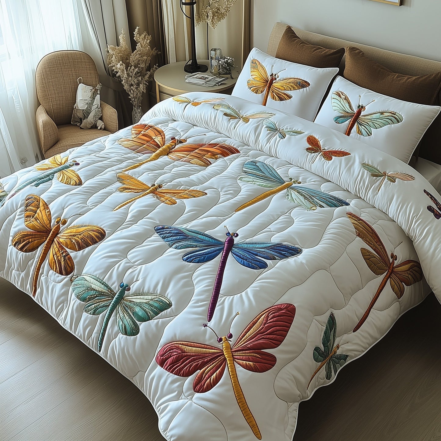 Dancing Wings Duvet Cover Set GFTOTP7657