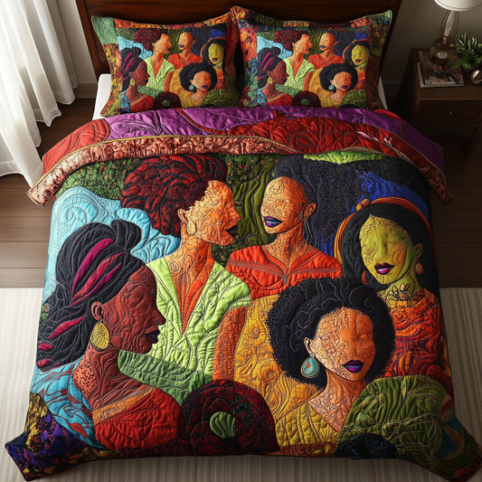 Juneteenth 3-Piece Quilted Bedding Set GFTOTP7733