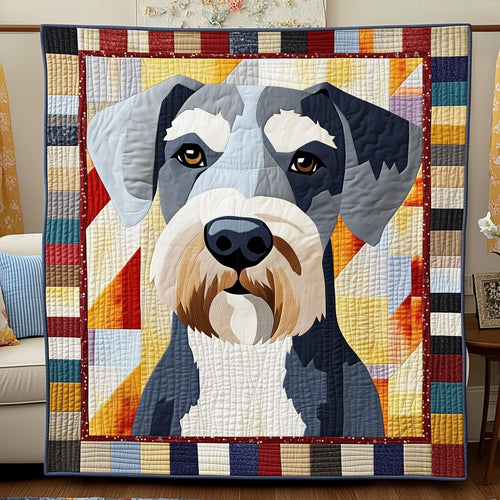 Schnauzer Quilted Blanket GFTOTP7801