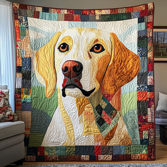 Lab Snuggles Quilted Blanket GFTOTP7822