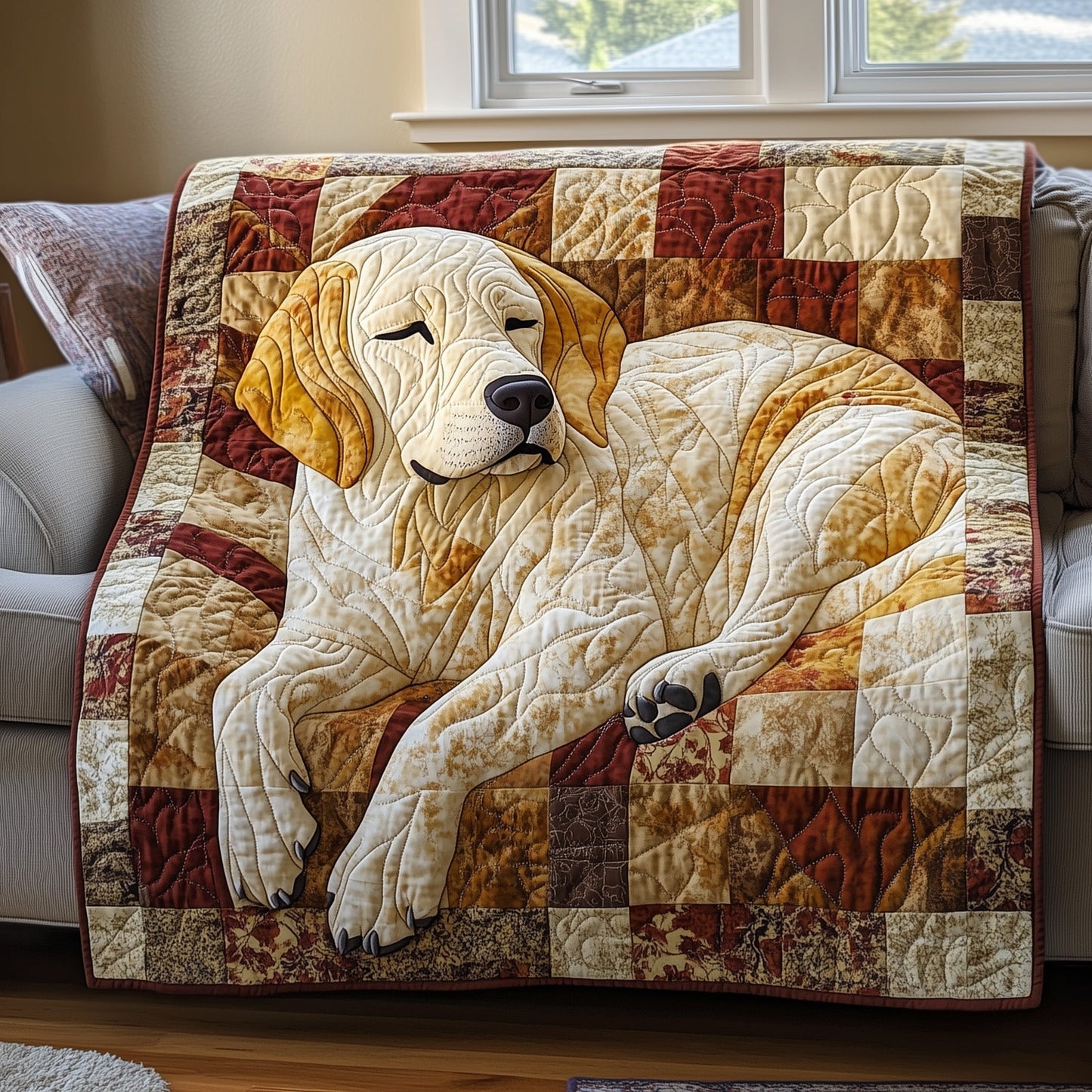 Dreaming Lab Snuggle Quilted Blanket GFTOTP7834