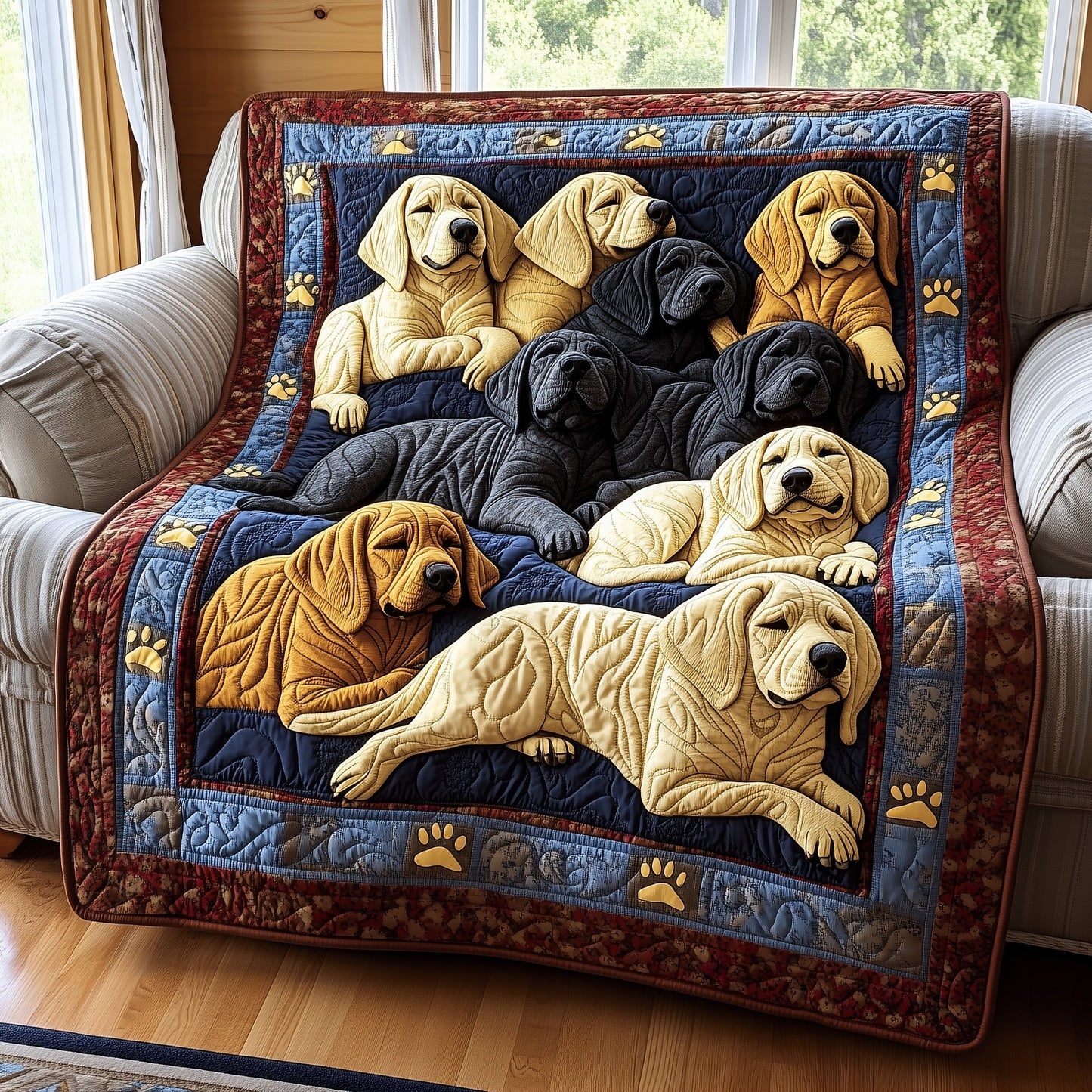 Dreaming Lab Snuggle Quilted Blanket GFTOTP7842