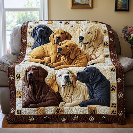 Dreaming Lab Snuggle Quilted Blanket GFTOTP7843