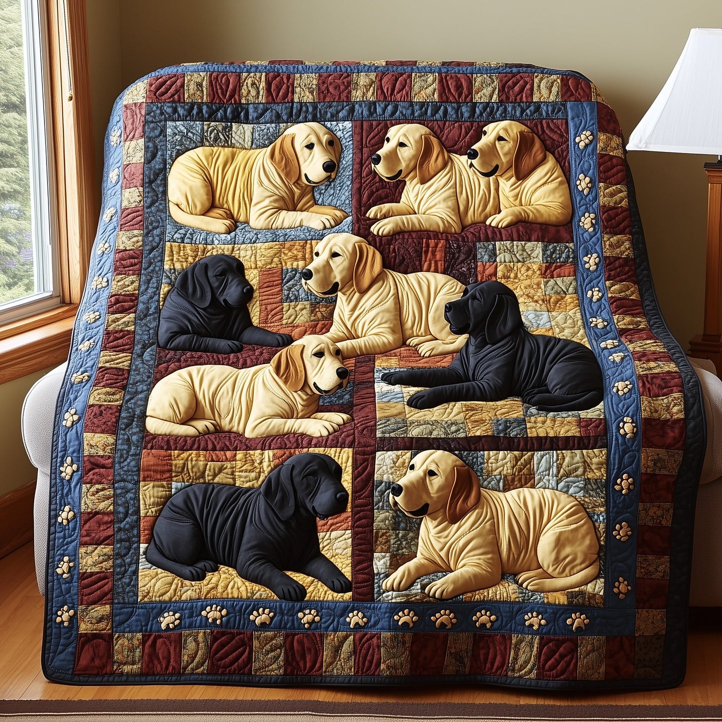 Dreaming Lab Snuggle Quilted Blanket GFTOTP7845