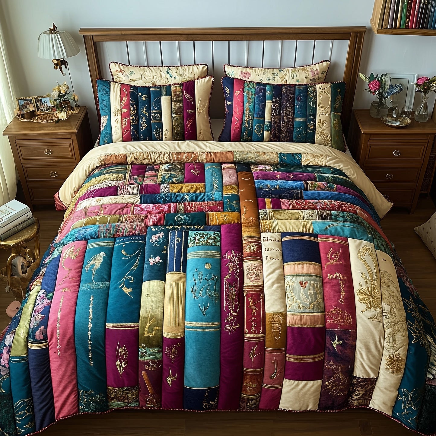 Book Haven Duvet Cover Set GFTOTP7848