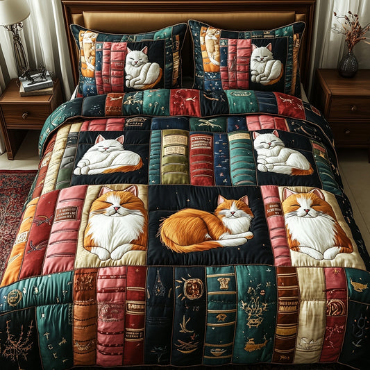 Book Nook Cat Duvet Cover Set GFTOTP7866