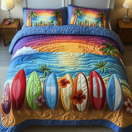Tropical Wave Rider Duvet Cover Set GFTOTP7872