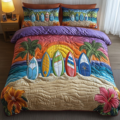 Tropical Wave Rider Duvet Cover Set GFTOTP7873