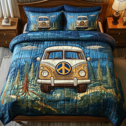 Retro Ride 3-Piece Quilted Bedding Set GFTOTP7994