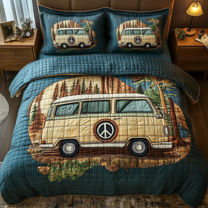 Retro Ride 3-Piece Quilted Bedding Set GFTOTP7995