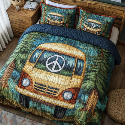 Retro Ride 3-Piece Quilted Bedding Set GFTOTP7997