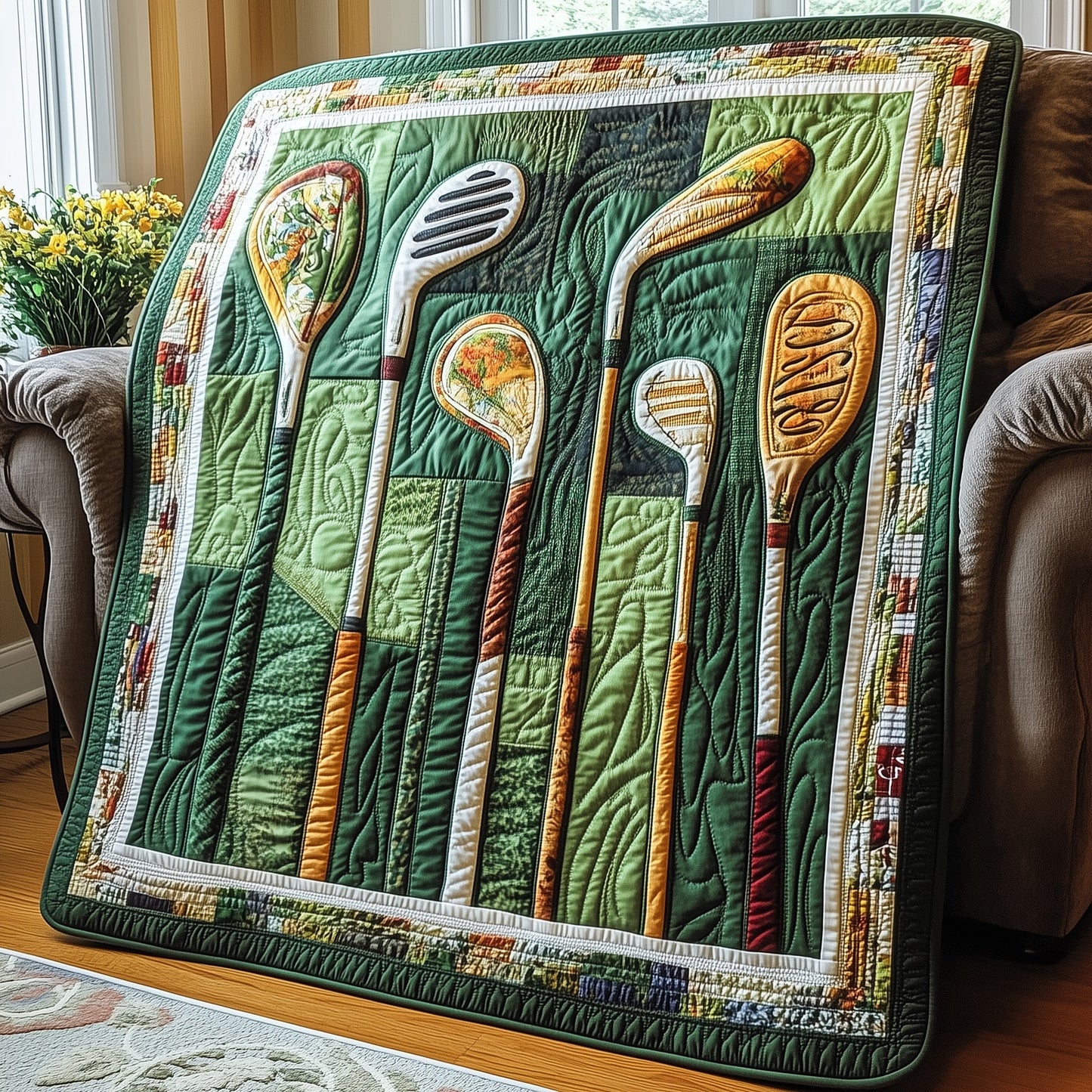 In the Golf Bag Quilted Blanket GFTOTP8046
