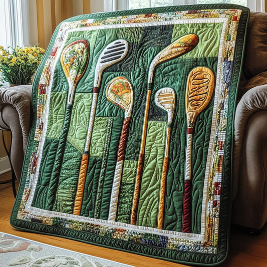 In the Golf Bag Quilted Blanket GFTOTP8046
