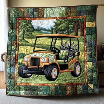 Golf Cart Quilted Blanket GFTOTP8055