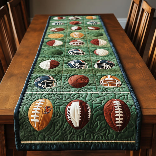 Gridiron Glory Quilted Table Runner GFTOTP8092
