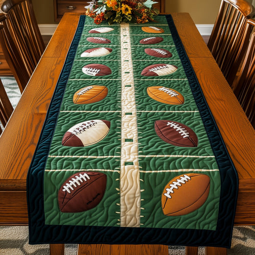 Gridiron Glory Quilted Table Runner GFTOTP8094