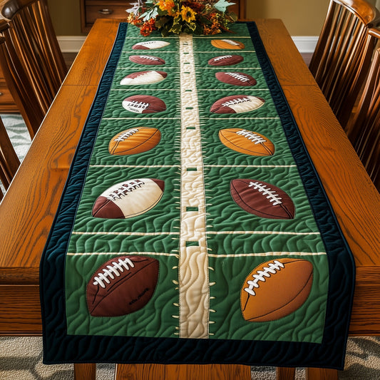 Gridiron Glory Quilted Table Runner GFTOTP8094