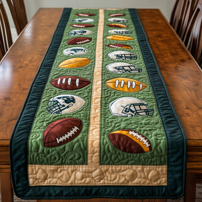 Gridiron Glory Quilted Table Runner GFTOTP8098
