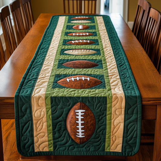 Gridiron Glory Quilted Table Runner GFTOTP8100