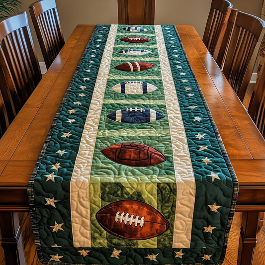 Gridiron Glory Quilted Table Runner GFTOTP8101